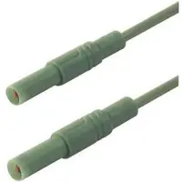 Hirschmann Test & Measurement Hirschmann MLS SIL GG 200/1 Sikkerhedsprøveledning [Lamelstik 4 mm - Lamelstik 4 mm] 2.00 m Grøn 1 stk