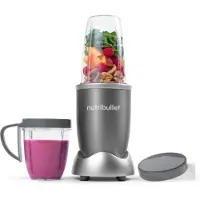NutriBullet NB606DG, Tischplatten-Mixer, 0,7 l, Eis-Crusher, 600 W, Silber