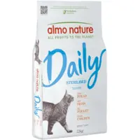 Almo Nature Daily Sterilised Huhn Katzenfutter | 2 x 12 kg