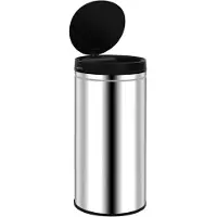 The Living Store Automatischer Sensor-Mülleimer 70 L Edelstahl