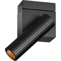 LEDS-C4 Prolix Strahler - 7,6 W, Warmweiß, 217 lm, Schwarz