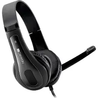 Canyon HSC-1, Kabelgebunden, Anrufe/Musik, 20 - 20000 Hz, Kopfhörer, Schwarz
