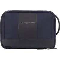 Piquadro Kulturbeutel Brief2 Expandable Beauty Case Blu