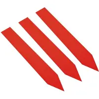Combicraft PVC Stecketiketten 140 x 20 mm Rot - Verpackt pro 100 Stück