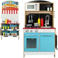 Colorbaby Holzspielküche-eisdiele