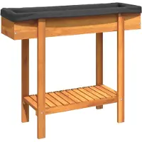 vidaXL Hochbeet 90x30x75 cm Massivholz Akazie