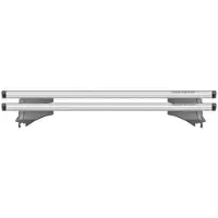 Menabo Universelle Dachträger für Autos, Flush/Raised Rails, Menabò Leopard Silber
