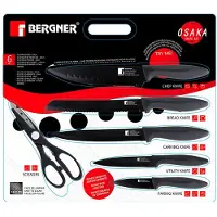 Bergner Osaka Set Mit 5 Messern Und Schere