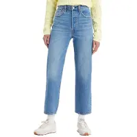 Levi's Damen Ribcage Straight Ankle Jeans,Dance Around,23W / 27L