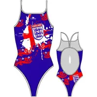 Turbo England Shield Badeanzug Mit Dünnen Trägern