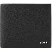 BOSS Black Herren Geldbörse aus 100 % Rindleder mit Platz für Karten und Bargeld