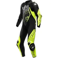 Dainese Audax D-zip Perforierter Lederanzug Schwarz 48 Mann Schwarz 48