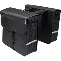 Dresco 5251705, Hinten, Fahrradtasche, Nylon, Kunststoff, Schwarz, Grün, 40 l, China