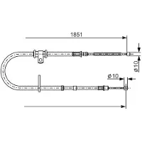 Bosch Seilzug, Feststellbremse 1 987 477 862