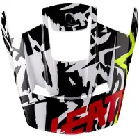 Leatt Zebra Motorradhelm Visier für Kinderhelm Größe 3.5 XS/S