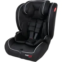 Carkids i-Grösse Autositz Luca 76-150 cm schwarz/weiss