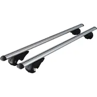 Pro Plus Dachrelingträger – Länge 120 cm – Aluminium – Maximale Belastung 90 kg – 2 Stück