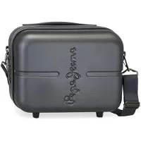 Pepe Jeans Unisex. 7683922 ABS Kulturtasche anpassbar an Trolley Trolley Highlight marine (OSFA), Lässig, Synthetisch, ABS/Polykarbonat