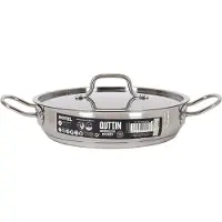 Quttin Niedriger Topf + Deckel 24 Cm/0.8 Mm/ Qhotel 2.2l