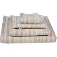 Pip studio Duschtuch Geometric Print Sand (3er Set)