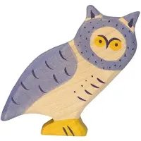 Holztiger Holz Eule Spielfigur Waldtiere
