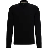 BOSS Baumwollpullover mit Reißverschlusskragen Grösse XXXL