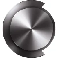 Dyson OnTrac Schwarz Nickel Endkappe