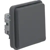 Berker 47063515, Typ F, Grau, Thermoplast, IP55, 250 V, 16 A