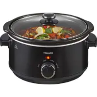 Tomado TSC3501B Slow Cooker 3,5 Liter - Keramik-Innentopf - Schwarz