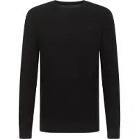 Mustang Herren Rundhals Pullover ELLIOT - Regular Fit - Black 4142 - 5XL