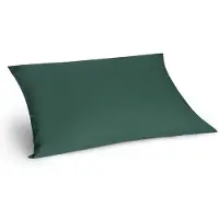 Yumeko Kissenbezug Perkal Baumwolle 50x70 Grün - Eco, Bio & Fairtrade