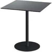 Veba Urban Terrassentisch Schwarz gestell + Schwarz HPL 70x70 cm
