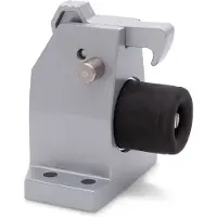 Dx Türfeststeller 3871 0000 22 Leichtmetall silber lackiert Bodenmontage