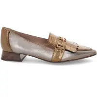 Hispanitas für Damen. CHI243573 Menorca Bronze Lederschuhe (38), 1 bis 3 cm, Keine, Lässig, Party