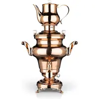 DS Produkte BEEM Samowar Rebecca mit Dispenser - Edelstahl/rose