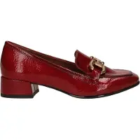 Tamaris Damen Slipper Penny Loafer Zierspange Halbschuh Karreé 1-24316-43, Größe:37 EU, Farbe:Rot