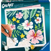 Ravensburger Malen nach Zahlen - CreArt - Exotische Blumen -23729