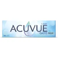 Acuvue Oasys Max 1-Day (30er Packung) Tageslinsen (-4.5 dpt & BC 8.5) mit UV-Schutz für Allergiker & trockenere Augen