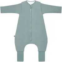Emma & noah Winter-Sleepoverall Essential mit abnehmbaren Ärmeln und Umschlag-Füßchen 3.5 TOG, gruen, 110