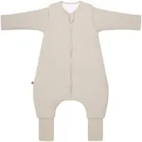 Emma & noah Winter-Sleepoverall Essential mit abnehmbaren Ärmeln und Umschlag-Füßchen 3.5 TOG, beige, 70
