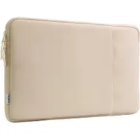 IMoshion Laptop-Hülle mit Staufach 14 Zoll - Laptop Sleeve - Sandstone