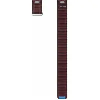 Samsung Original Fabric Armband für Galaxy Watch 4 / 5 / 6 / 7 / FE (20 mm) - Größe S/M - Burgundy