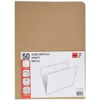 Fade 230 Grs A4 Kraftmappen Echo 50 Untermappen Paket