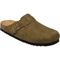 Scholl Clog Olivier Suéde Men Khaki-Schuhgröße 39
