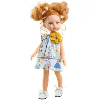 Paola Reina Puppe Amigas Dasha mit Zöpfen 32cm Babypuppe