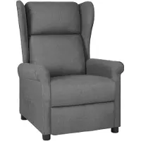 vidaXL Relaxsessel Schwarz Stoff