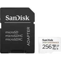 SanDisk High Endurance, 256 GB, MicroSDXC, Klasse 10, UHS-I, 100 MB/s, 40 MB/s