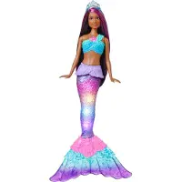 Barbie Brooklyn Zauberlicht Meerjungfrau Puppe (leuchtet), Dreamtopia