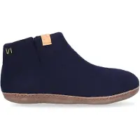 Tofvel Pantoffel Unisex Mula Blau Wollfilz