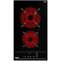 Teka TBC 32010 TTC, Schwarz, Integriert, 30 cm, Keramik, Glaskeramik, 2 Zone(n)